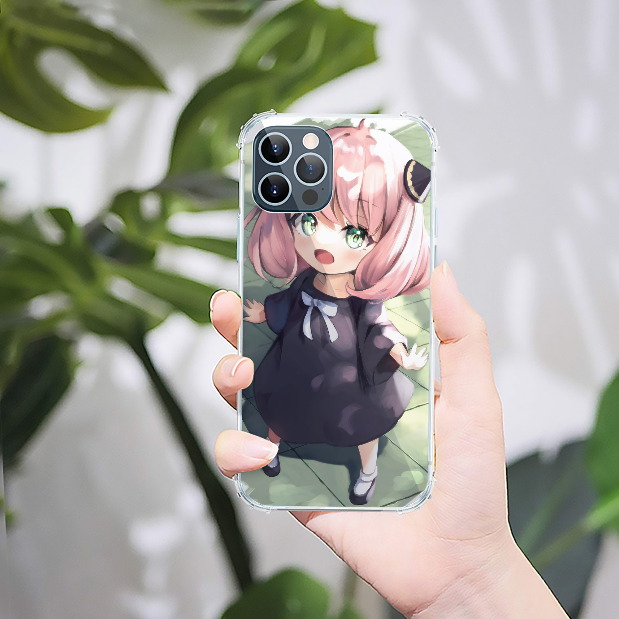 （画像用） SPY×FAMILY间谍家家酒 【iPhone 12シリーズ対応】透明スマホケース（クリアソフトケース）